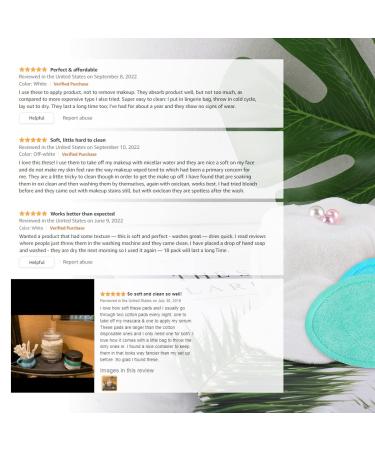 ProCIV Reusable Makeup Remover Cotton Pads 18-Pack - Organic Bamboo, Washable, Eco-Friendly, for All Skin Types - Includes Laundry Bag - Woman's Gift - Buy Online on GoSupps.com