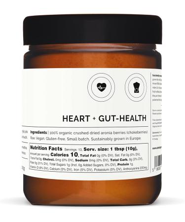 Organic Aronia Powder 125g - High in Anthocyanins | Powerful Antioxidant | International Shipping Available - Buy Online on GoSupps.com