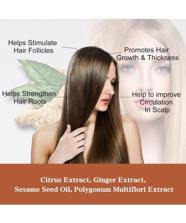  Zasdvn Anti-Hair Loss Shampoo 100ml Natural Conditioner - Anti-Hair Loss Shampoo for Women for Strengthening Volumizing Increasing Volume and Soothing the Scalp - Buy Online on GoSupps.com