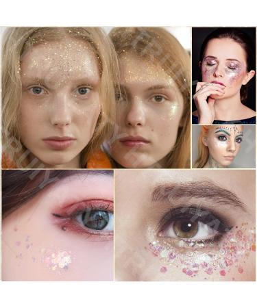 6 Colors Body Glitter for Face Hair & Festivals | Sequin Makeup for Masquerade & Club Parties | International Shipping Available - Buy Online on GoSupps.com