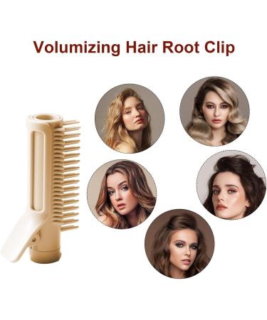 Volume Hair | Retractable Hair Volumizing Styling Tool | 2-in-1 Retractable Wavy Hair Product Grip Hair Root Volume Hair Styling Tools for Home Travel White - Buy Online on GoSupps.com