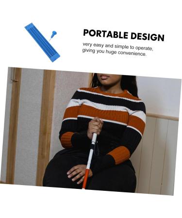 Collbath Braille Tablet & Accessories Set | Durable Braille Slate & Pen for Blind Optimize Your Writing Experience - Buy Online on GoSupps.com