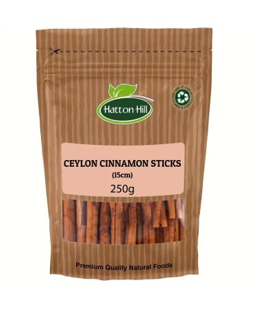 Ceylon Cinnamon Sticks (15cm) 250g by Hatton Hill