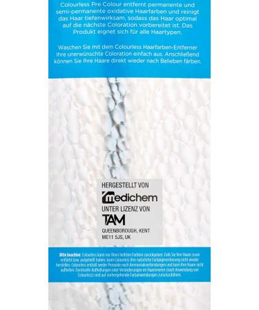 Colourless Hair Dye Remover Pre-Colour Pack - 1 Unit - Buy Online on GoSupps.com