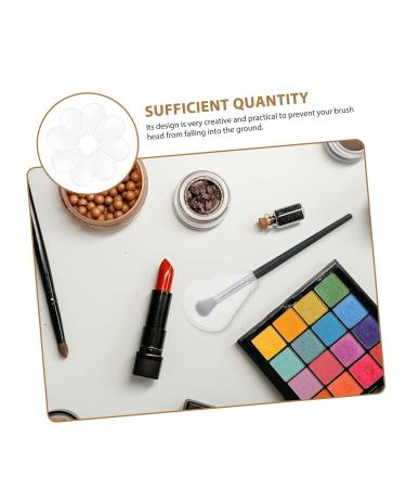 Mipcase 50 Pcs Makeup Brush Lids - Clear Cosmetic Brush Protectors & Covers for Travel - Lipstick & Mask Brush Guard - Buy Online on GoSupps.com