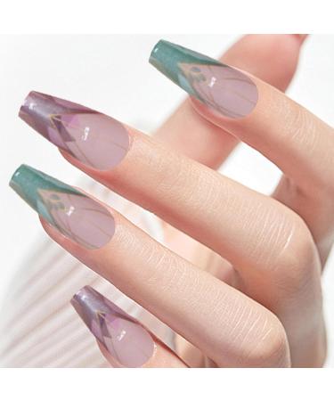 False Nails Set | Colorful Press on False Nails - Cute User Friendly Fake Nails Supplies for Holiday Dates Birthday Parties - Buy Online on GoSupps.com