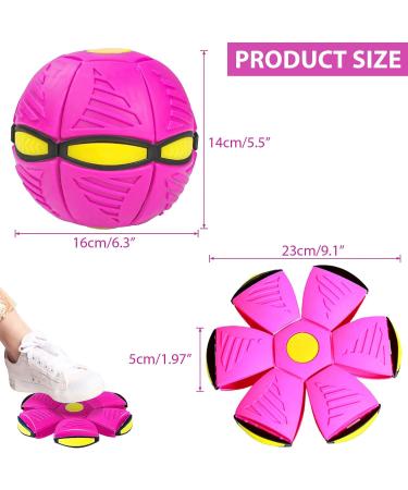 Vnklomes Flying Saucer Ball for Dogs - Interactive Frisbee Toy for Training & Play | Best Dog Toy for Fun & Exercise - Buy Online on GoSupps.com