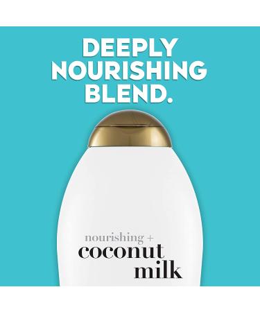 OGX Nourishing + Coconut Milk Shampoo & Conditioner Set - 25.4 Fl Oz (Pack of 2) - Buy Online on GoSupps.com