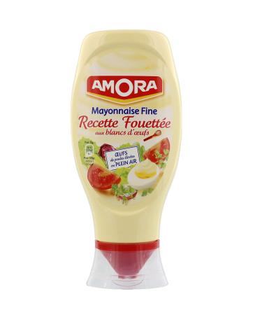 AMORA - Fine Recipe Mayonnaise with Egg White 398 g - Pack of 4
