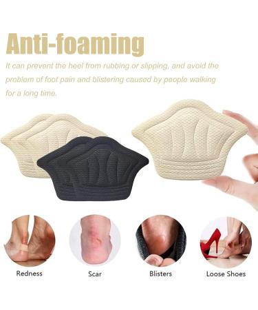 Uyst Sponge Heel Cushion - 4 Pieces Self-Adhesive Heel Pillows for Shoe Comfort & Friction Protection - Ideal for All Shoe Types - Buy Online on GoSupps.com