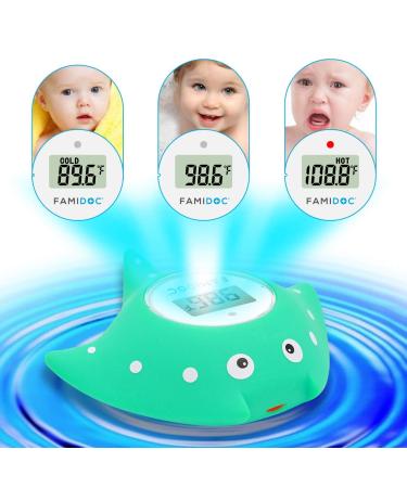 Baby Bath Thermometer with Room Thermometer New Upgraded Sensor Technology for Baby Health Bath Tub Thermometer Floating Toy Thermometer - Buy Online on GoSupps.com