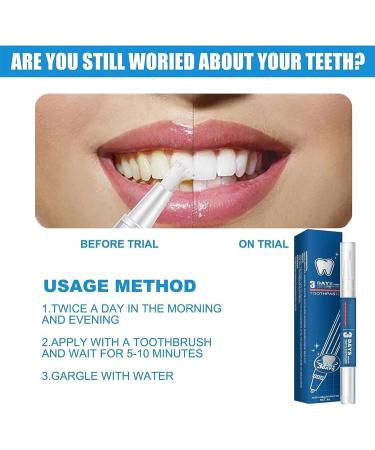 Teeth Whitening Pen Teeth Whitening Essence Pen Instant Teeth Stain Remover Pen Teeth Cleaning Serum Reduce Yellowing - Buy Online on GoSupps.com