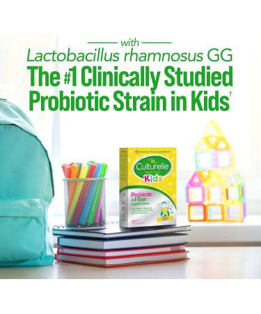 Culturelle Pro Strength Daily Probiotic Capsules 60 Count & Kids Probiotic + Fiber Packets 24 Count - Buy Online on GoSupps.com