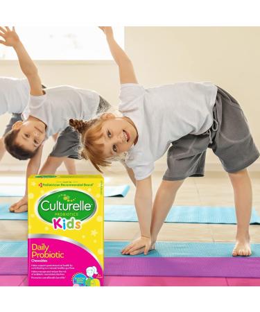 Culturelle Kids Daily Probiotic Chewable for Kids With 100% Naturally Sourced Lactobacillus GG Strain Most Clinically Studied Probiotic Pediatrician Recommended Berry Flavor 60 Count Chews - Buy Online on GoSupps.com