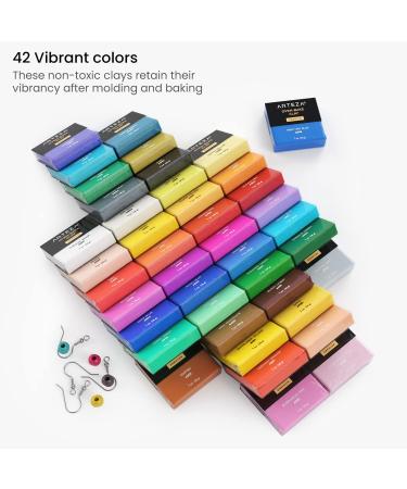 Arteza Polymer Clay Kit - 42 Colors & Tools for Adults and Teens - Ideal for Clay Earrings & Jewelry Making - Buy Online on GoSupps.com