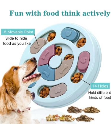 TSKDKIT Dog Treat Puzzle Toy Pet Interactive Feeder Toy Dog Puzzle Feeder Training Game Pet Food Dispenser Slow Feeder Bowl with non-slip Pet Interactive Toy for Improve Dog's IQ - Buy Online on GoSupps.com