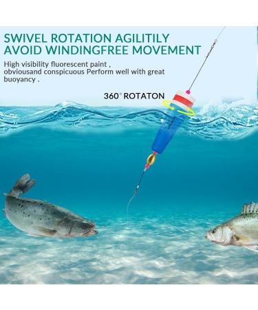 THKFISH Floats Set - 4 Pcs Popping Fishing Floats (3in Blue) for Ultimate Fishing Experience - International Shipping Available - Buy Online on GoSupps.com