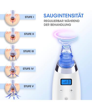 Laribel Microdermabrasion Device - Expert Recommended Facial & Pore Cleaner Strong 64 kPa Suction Blackhead Remover - Buy Online on GoSupps.com
