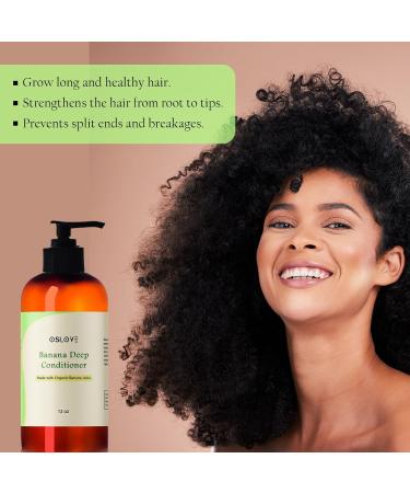 Buy Organic Banana Deep Conditioner - Nourishing 12oz Treatment for All Hair Types - International Shipping Available - Buy Online on GoSupps.com