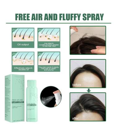 Visulong Dry Hair Spray-Free Air and Fluffy Spray Visulong Volumizing Hair Spray Quick Volume Hair Long Lasting Refreshing Spray Oil-Control Fluffy Volume Lift Hair Spray (2 PCS) - Buy Online on GoSupps.com