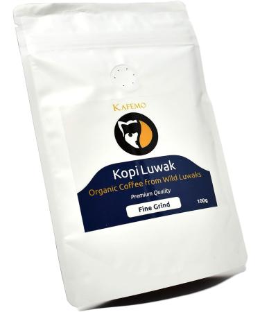 Kopi Luwak Premium (Coffee from wild Luwaks) - Fine Ground - The rarest Coffee in the World - - Buy Online on GoSupps.com
