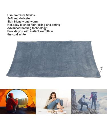 FDIT Heated Overmapping Cover - USB Heating Ceiling with Constant Temperature & Overheating Protection for Office & Camping (Gray Blue) - Buy Online on GoSupps.com
