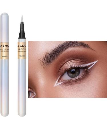 Ultra Fine Tip Eyeliner | Waterproof Fine Tip Matte Eye Liner Pens Smooth Highly Pigmented Long-Lasting Eye Liners for Halloween Eye Makeup Shows Fit All Eye Shapes Uaxiu 04# - Buy Online on GoSupps.com