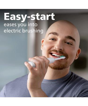 Philips Sonicare 1100 Rechargeable Electric Toothbrush - HX364102 White Grey | Best Oral Care - Buy Online on GoSupps.com