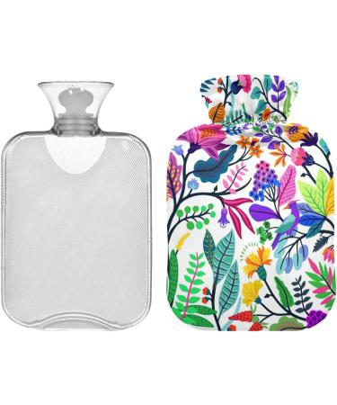 Buy NAANLE 1L Tribal Flowers Hot Water Bottle | Transparent Heat Therapy for Back Pain Relief & Hand/Foot Warmer - Buy Online on GoSupps.com