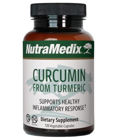 NutraMedix Curcumin From Turmeric Supports Healthy Inflammatory Response 120 Vegetarian Capsules