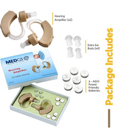 Super Mini BTE Sound Amplifiers for Better Hearing - Set of 2 - Buy Online on GoSupps.com