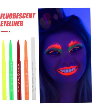 FOMIYES 5pcs Halloween Paint Pen Eyeliner Pencil Fluorescence Eyeliner Pen Make up Highlighter Plastic 12.00X0.80X0.80CM Assorted Color - Buy Online on GoSupps.com