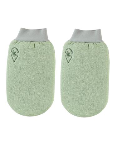 Healeved 2pcs Double Sided Bath Gloves Kids Bath Towels Bath Scrubber Gloves for Cleaning Bath Shower Mitt Body Exfoliating Gloves Scrub Mittens Men Scrubbing Bath Gloves Shower Towel Man