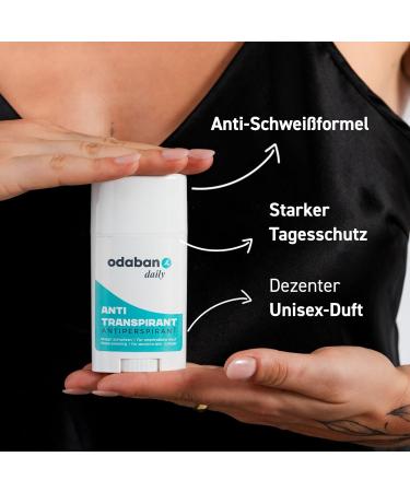 odaban Set Deo Stick & Wipes protection combin e contre les odeurs et la transpiration pour le quotidien et les d placements doux efficace et adapt aux femmes et aux hommes - Buy Online on GoSupps.com