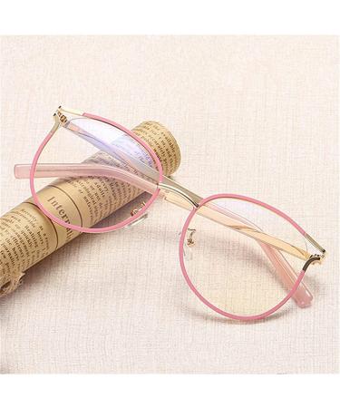 Shop Trendy Space CAT Women's Protective Reading Glasses - Cat Eye Metal Frame in Pink & Gold Pink (+2.0 & 1 Size) - Buy Online on GoSupps.com