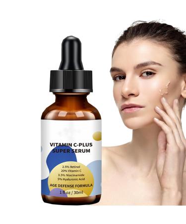 Super Dark Spot Correcting Glow Serum - Vitamin C Serum for Women - Anti-Aging Retinol Face Serum - Hyaluronic Acid Moisturizes Skin - Leave Skin Smooth 30ml