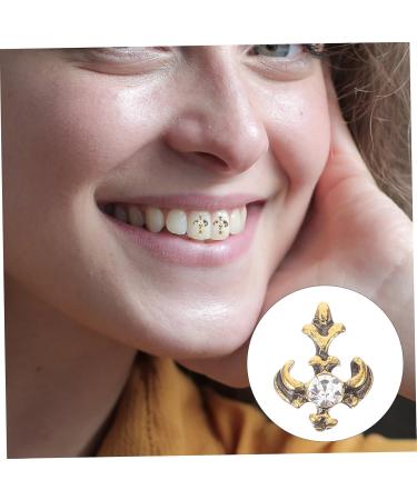 CALLARON Tooth Gems Kit 12 Pcs Retro Vintage Decor Mouth Grills for Men Teeth European and American Grille Dental Tooth Jewels As Shownx4pcs 46B18H731D09LDT - Buy Online on GoSupps.com
