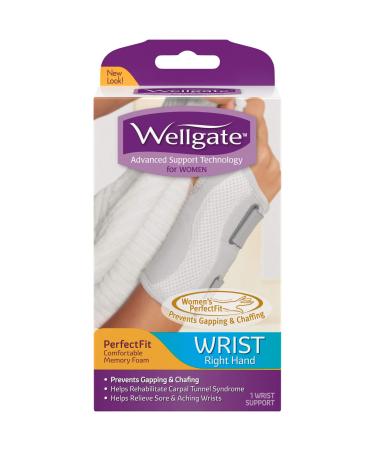 Wellgate for Women, PerfectFit Wrist Brace for Wrist Support, Right