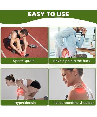 Yeerain 40-Piece Pain Relief Patch - Effective Heat Patches for Knee Neck Shoulder & Back Pain Relief | Wellness Thermal Plaster for Sore Muscles - Buy Online on GoSupps.com