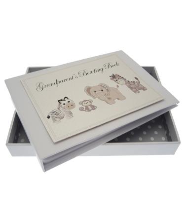 White Cotton Cards Grandparent's Boasting Book Silver Toys Tiny Album