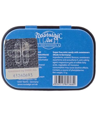 Nostalgic-Art BMW Retro Pill Box | 4x6 cm | Vintage Design Gift for BMW Fans | Original Licensed Product with Peppermint Dragees - Buy Online on GoSupps.com