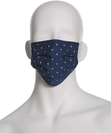 Perry Ellis Standard Reusable Pleated Woven Fabric Face Masks - 3 Summer Prints, Pack of 3, Assorted Colors - 3 Count - Buy Online on GoSupps.com