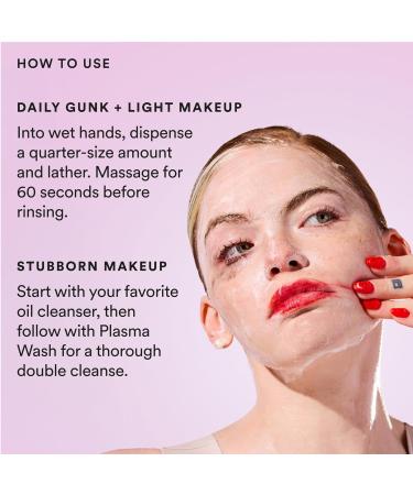 Experiment Plasma Wash Moisture Depositing Gel Cream Cleanser - Hydrating Barrier Restoring & Non-Stripping Face Wash w/Glycerin & Jojoba Oil 5.0 FL OZ - Gentle Facial Cleanser for All Skin Types - Buy Online on GoSupps.com