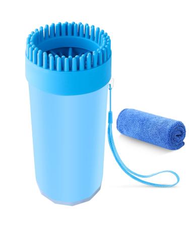 CHOOSEEN Dog Paw Cleaner Large Dog Cleaner 2 in 1 Dog Grooming Supplies Paw Cleaner for Dog Paw Washer (No.D941034)