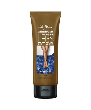 Sally Hansen Airbrush Legs Leg Makeup Deep Easy Application Flawless Looking Legs Water Resistant Transfer Proof Lotion Deep 4 Ounce (Pack of 1)