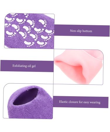 FOMIYES 2 Pairs Gel Socks Heel Socks Heel Repair Sock Foot Softening Foot Covers My Cart Items Spa Socks Moisturizing Socks Essential Oil Care Socks Lotion Vegetable Gel Repair Socks Miss 22x10x1cm - Buy Online on GoSupps.com