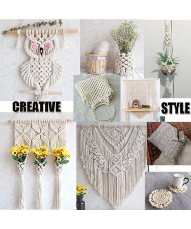 1mm x 657ft Cotton Rope Macrame Cord for Crafts & Jewelry Making | Feelmate - Buy Online on GoSupps.com