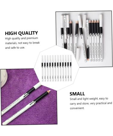 KALLORY 36 Pcs Lying Silkworm Eyeliner Waterproof Eyeliner Pencil Liquid Eyeliner Pencil Wooden Pole Tool 1 count (Pack of 1) Whitex3pcs - Buy Online on GoSupps.com