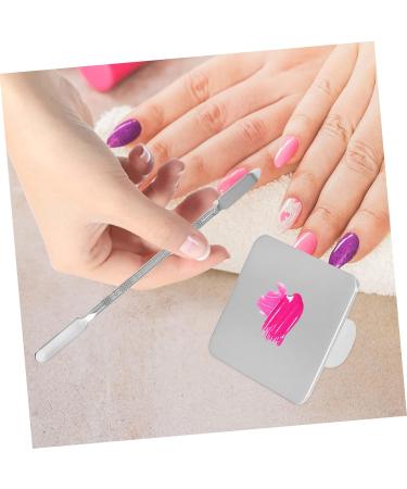 Buy Toddmomy 2 Sets Stainless Steel Ring Palette Outdoor Makeup Set - Mini Silver 11.6x0.6CM | International Shipping Available - Buy Online on GoSupps.com