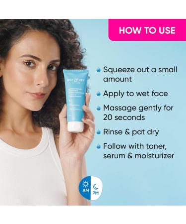 Barrier Repair Hydrating Face Wash with Probiotics & Ceramides | Gentle Cleanser for Dry Normal & Sensitive Skin | 100ml Unisex Formula - Buy Online on GoSupps.com